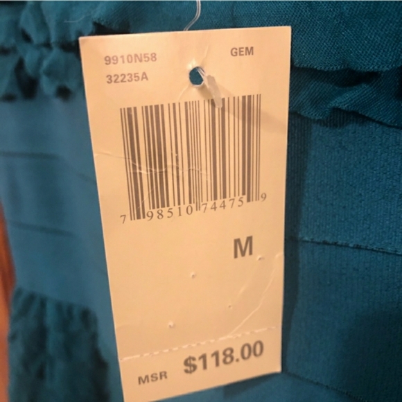 NWT Max Studio Green Medium Dress - Picture 5 of 5